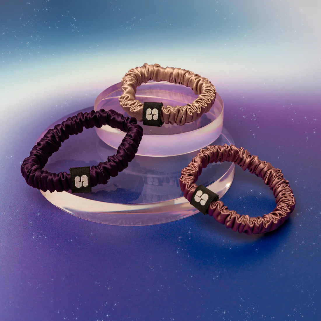 Supercrush Silk Hair Ties | Ultraviolet