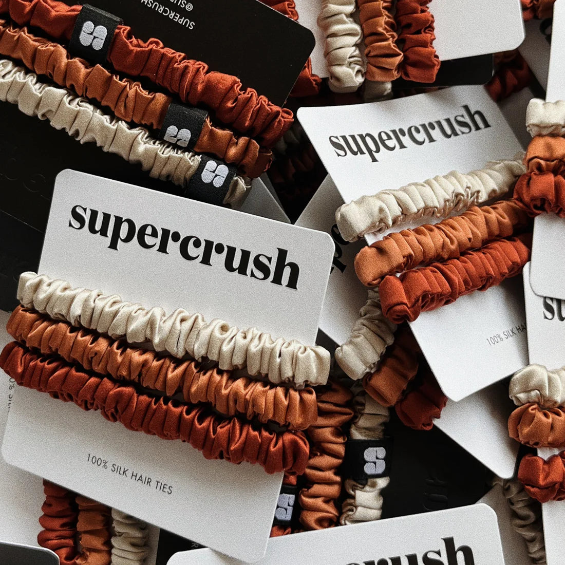 Supercrush Silk Hair Ties | Sienna