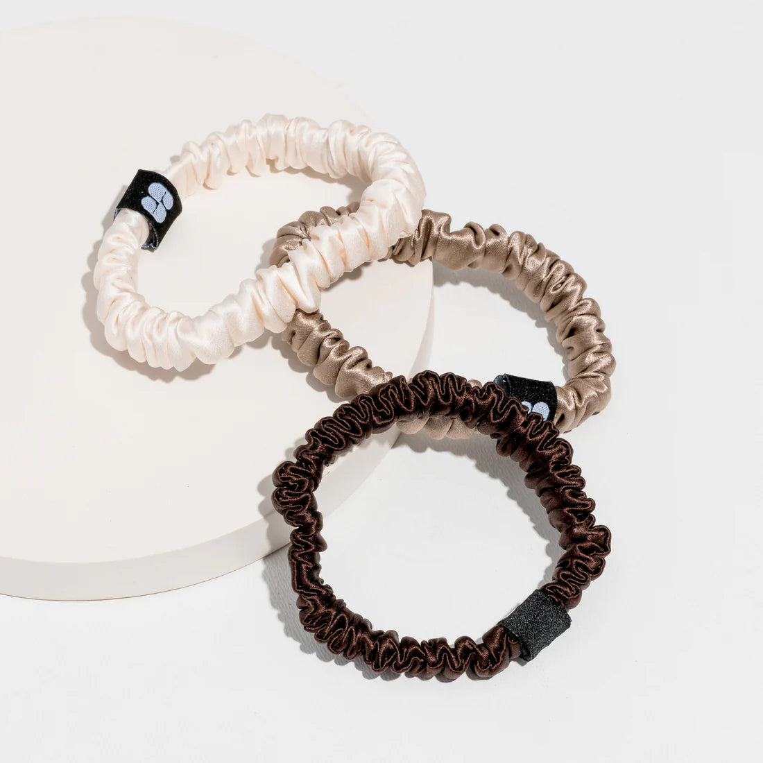 Supercrush Silk Hair Ties | Macchiato