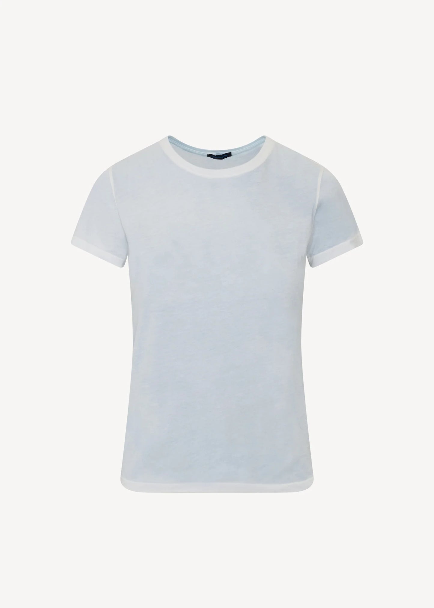Patrick Assaraf Blue Bell Reverse Spray Lightweight Pima Cotton Classic T-Shirt
