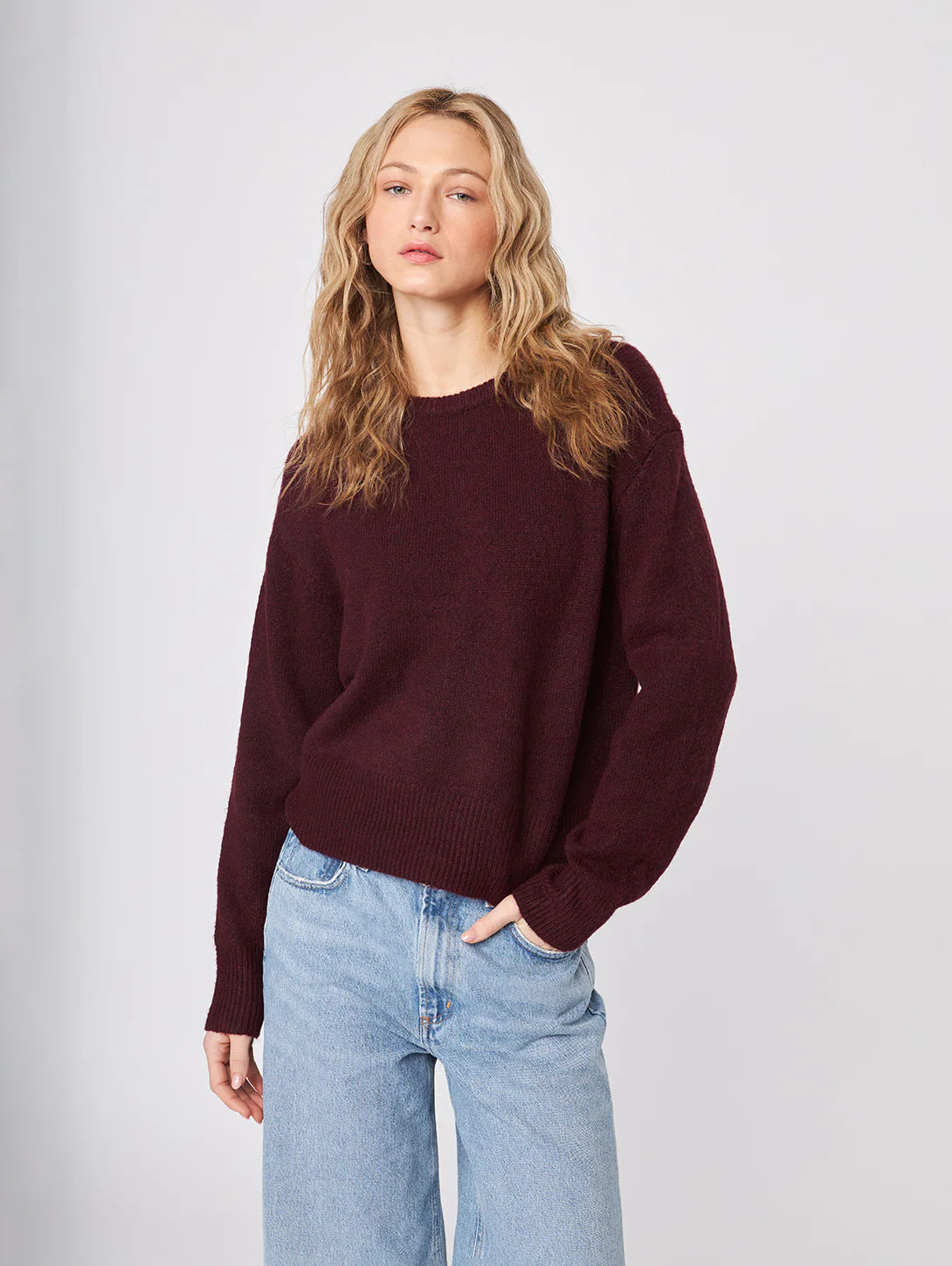 John + Jenn Merlot Wilfred Sweater