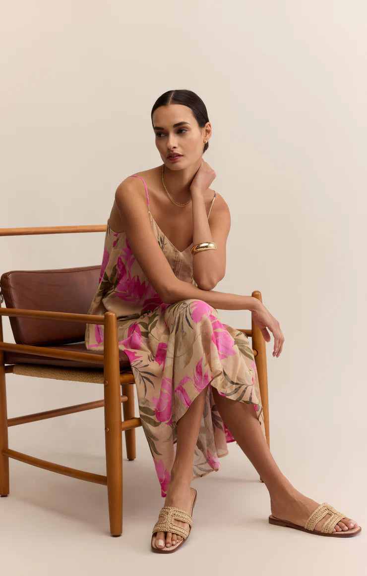 Z Supply Benson Tropical Midi Dress