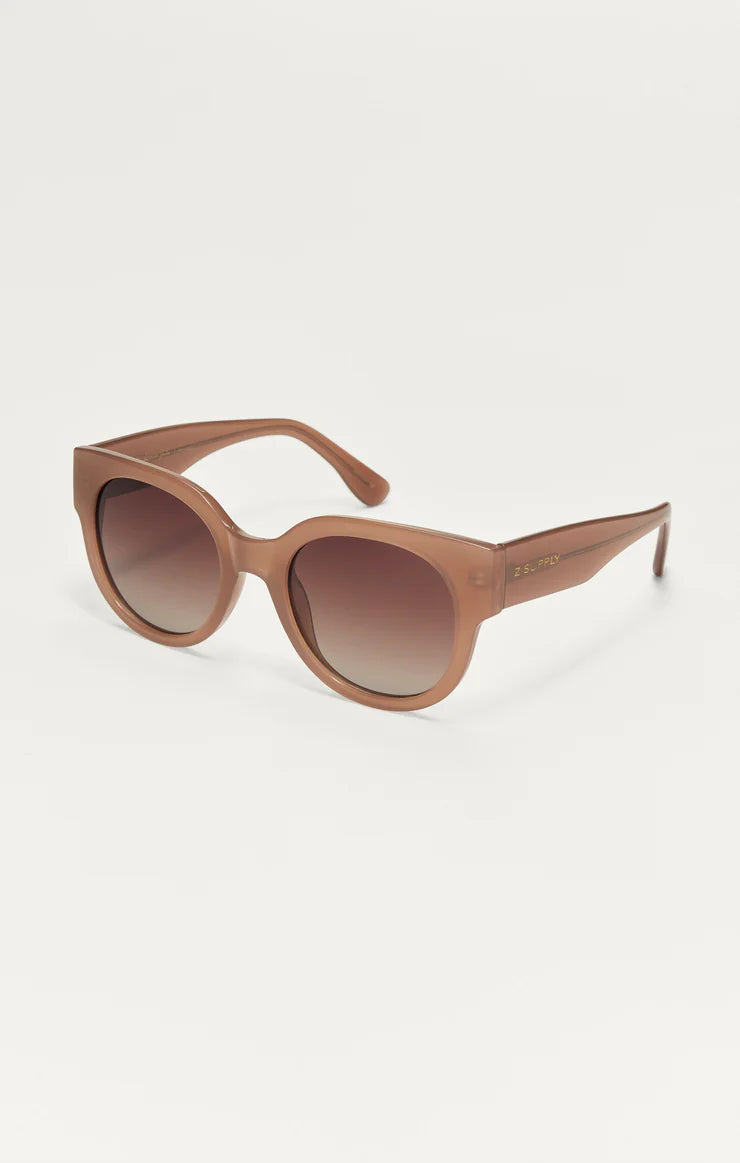 Z Supply Lunch Date Polarized Sunglasses- Taupe