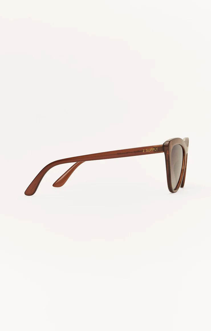 Z Supply Rooftop Polarized Sunglasses- Chestnut