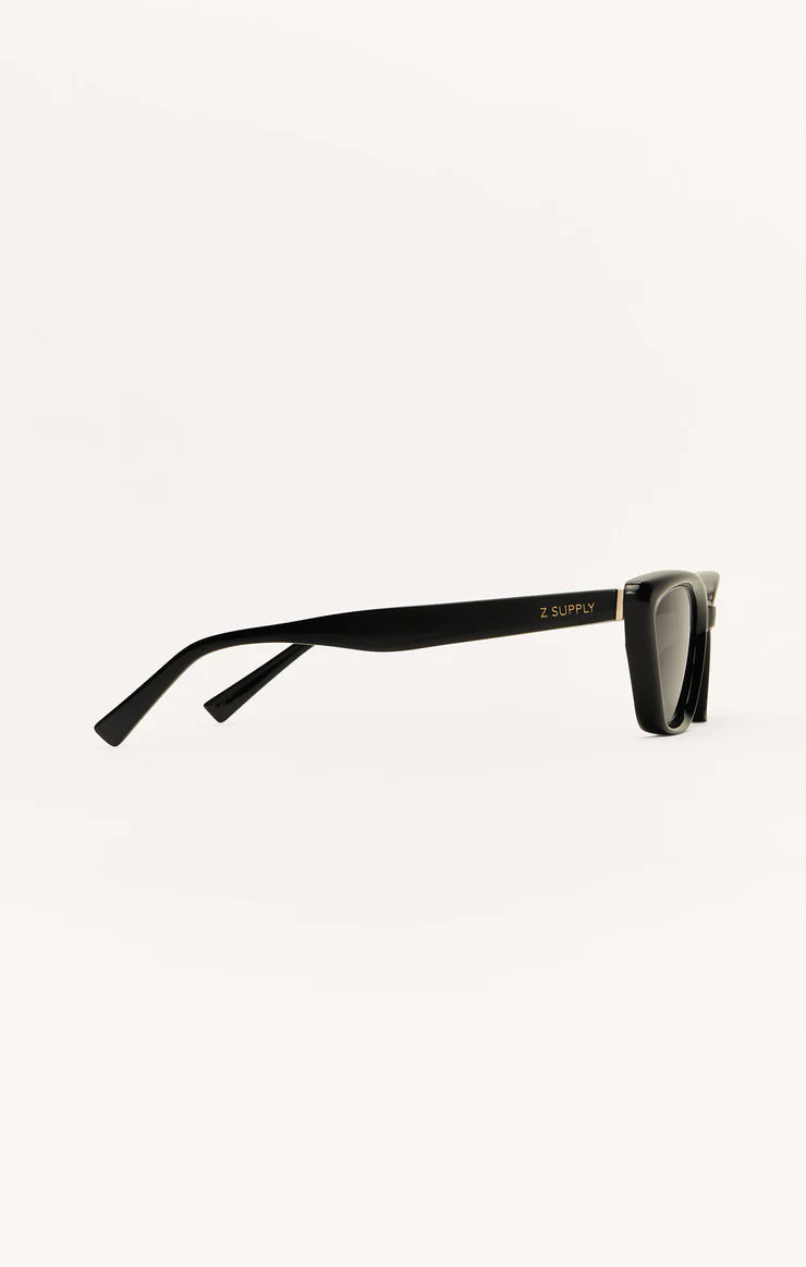 Z Supply Staycation Polarized Sunglasses- Polished Black