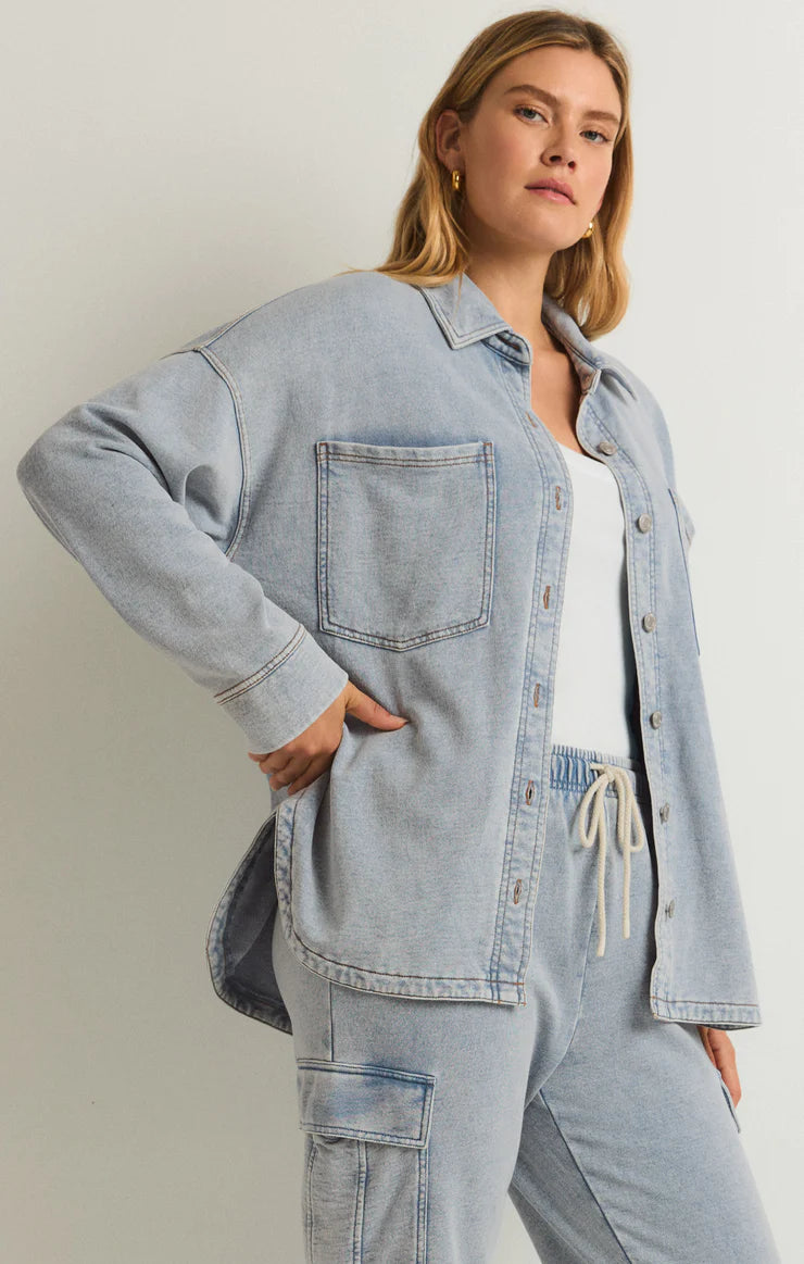 Z Supply All Day Knit Denim Jacket – Mod Apparel