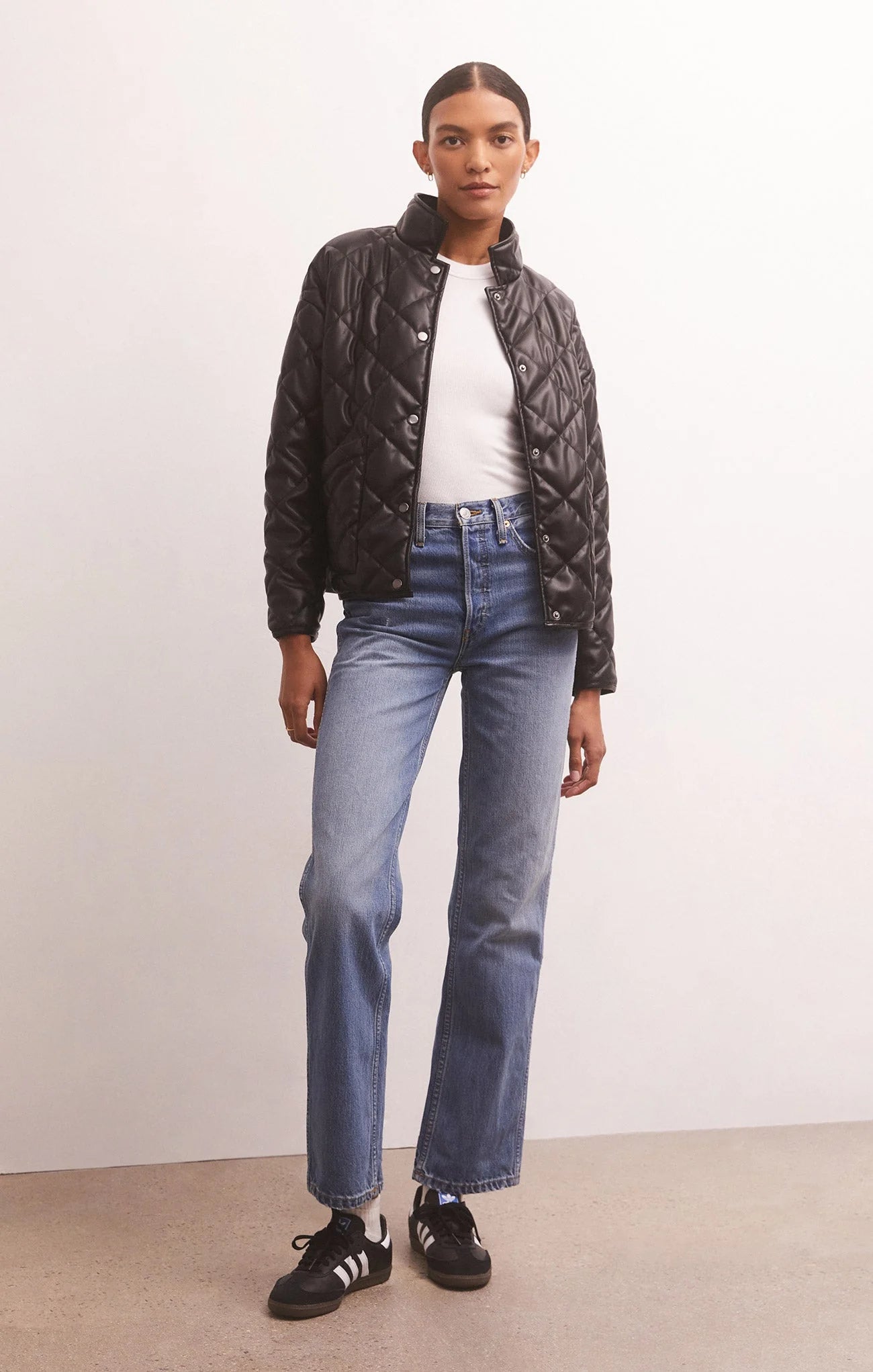 Z Supply Heritage Faux Leather Jacket