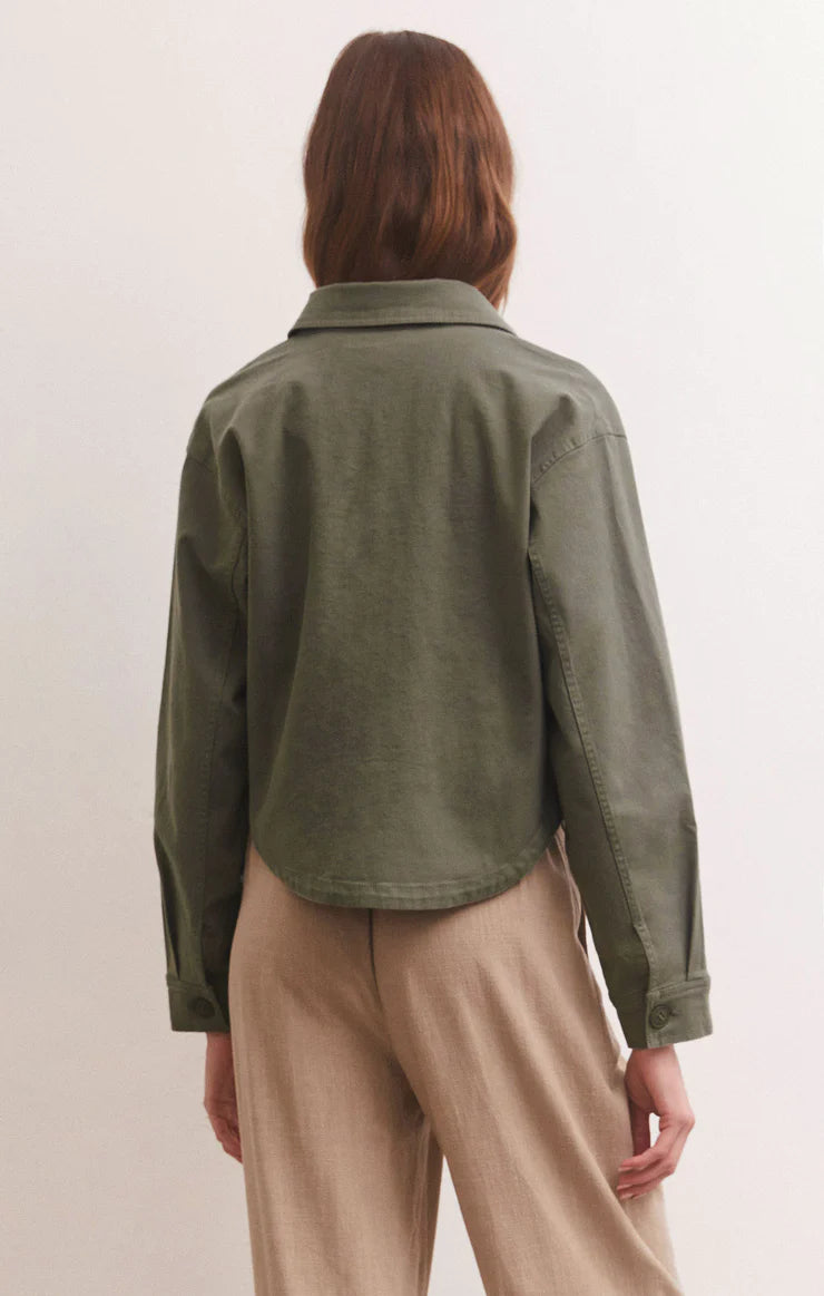 Z Supply Cropped Twill Jacket