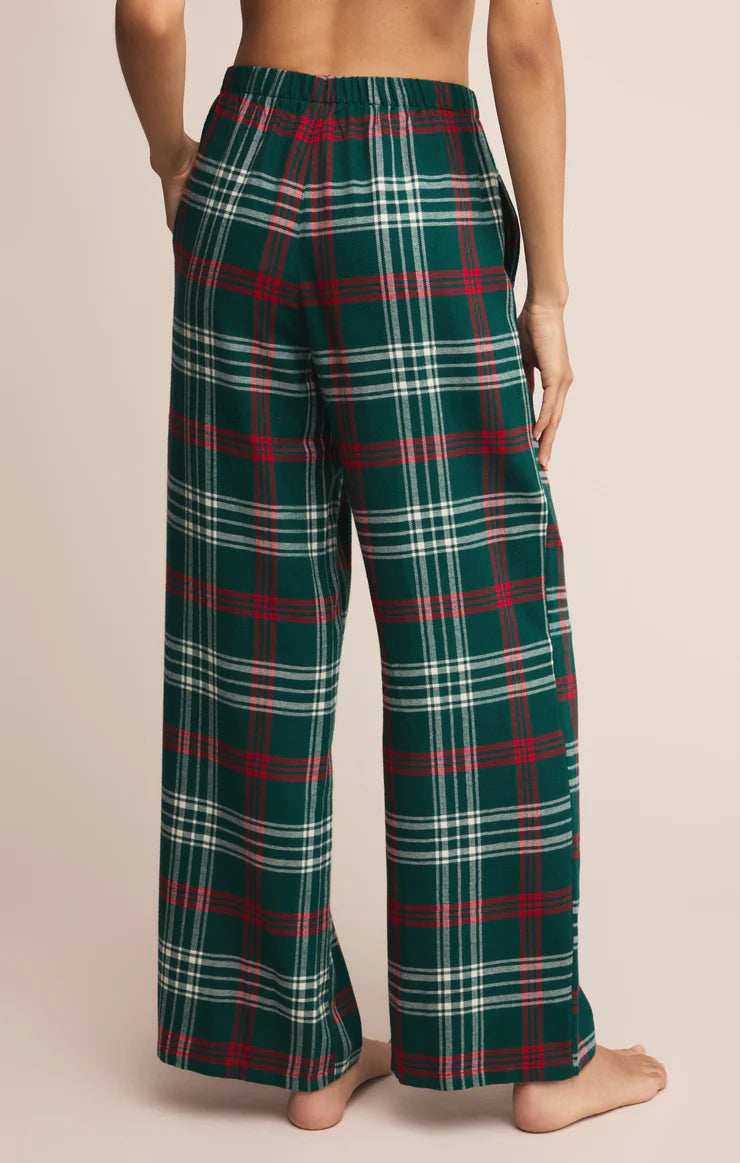 Z Supply Mistletoe Hangout Plaid Pant