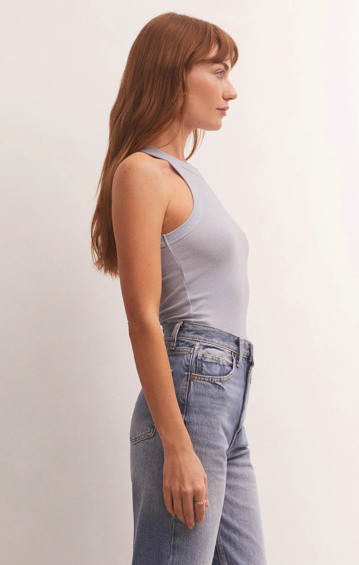 Z Supply Tranquil Waters Lily Rib Tank