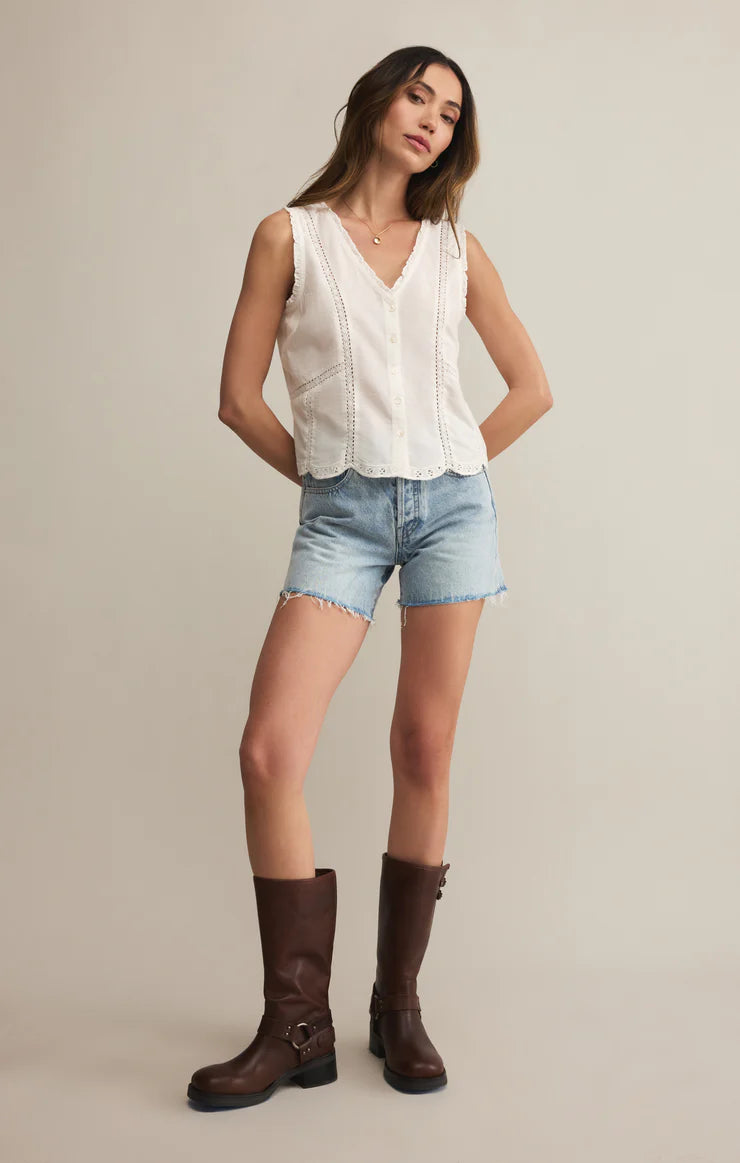 Z Supply Tomi Embroidered Tank