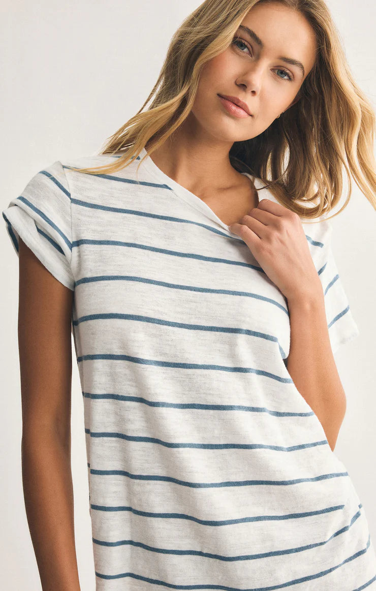 Z Supply Boathouse Foundation Striped Tee