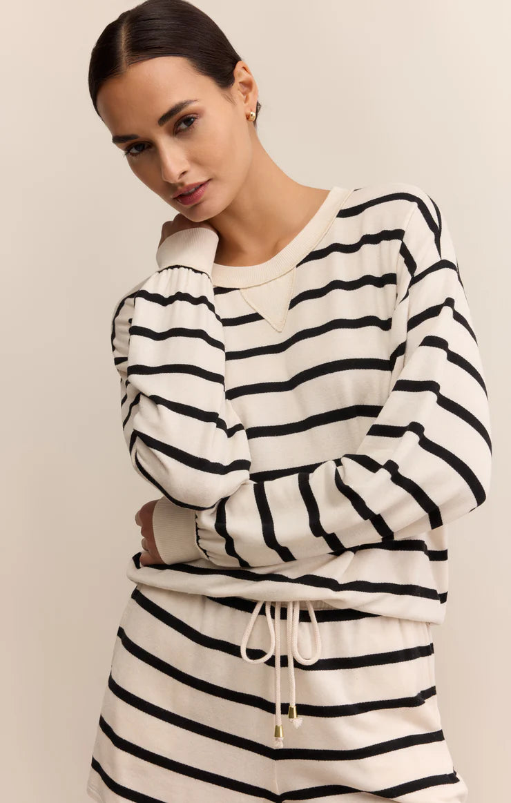 Z Supply Stand Out Striped Sweatshirt