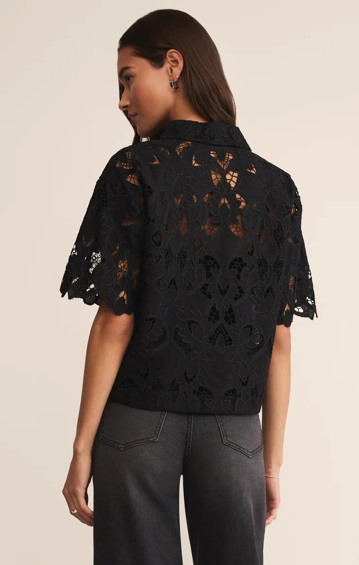 Z Supply Midnight Lace Top