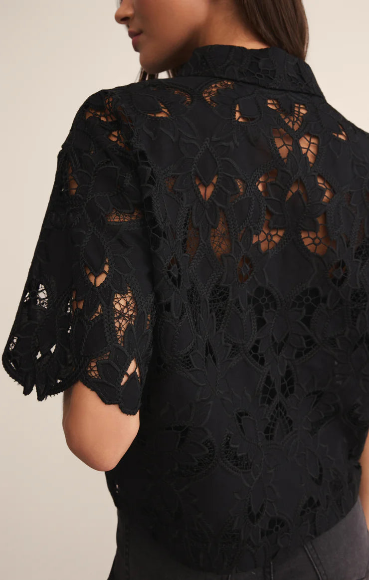 Z Supply Midnight Lace Top