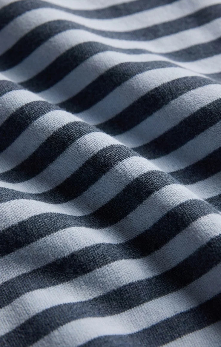 Z Supply Everyday French Terry Striped Crew