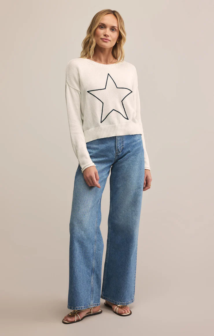 Z Supply Sienna Lucky Star Sweater