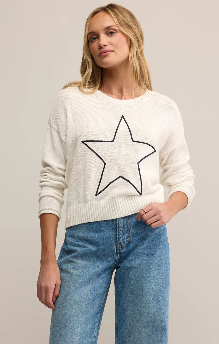 Z Supply Sienna Lucky Star Sweater