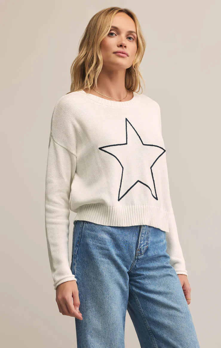 Z Supply Sienna Lucky Star Sweater