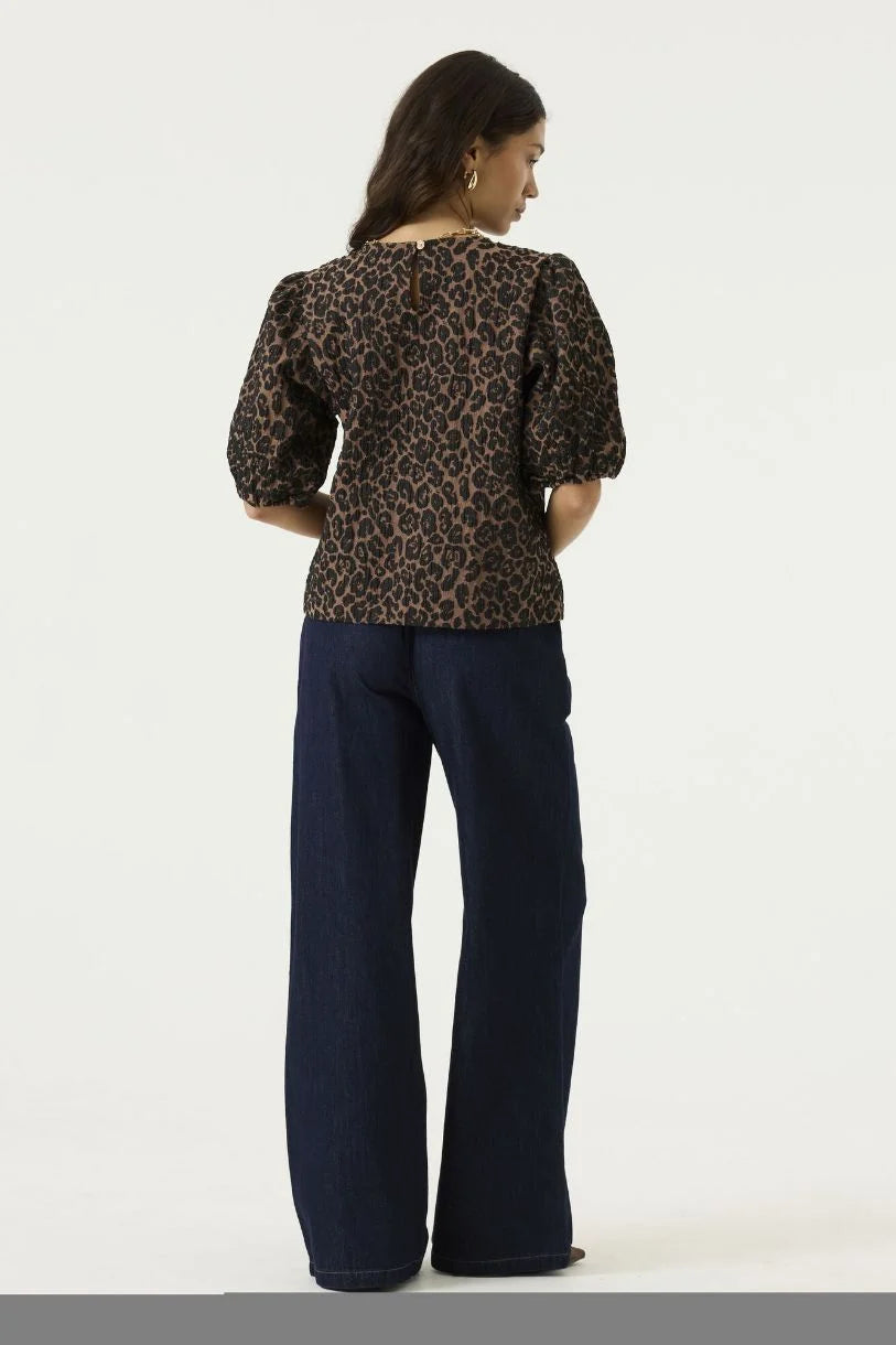 Garcia Fiona Leopard Blouse