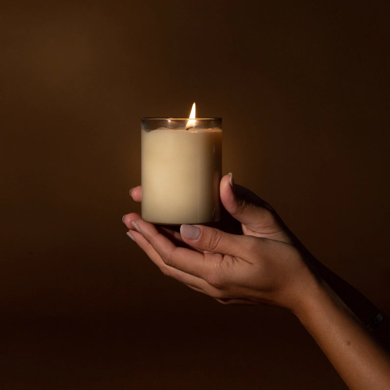 Field Kit The Sauna Glass Candle - Cedar + Mist