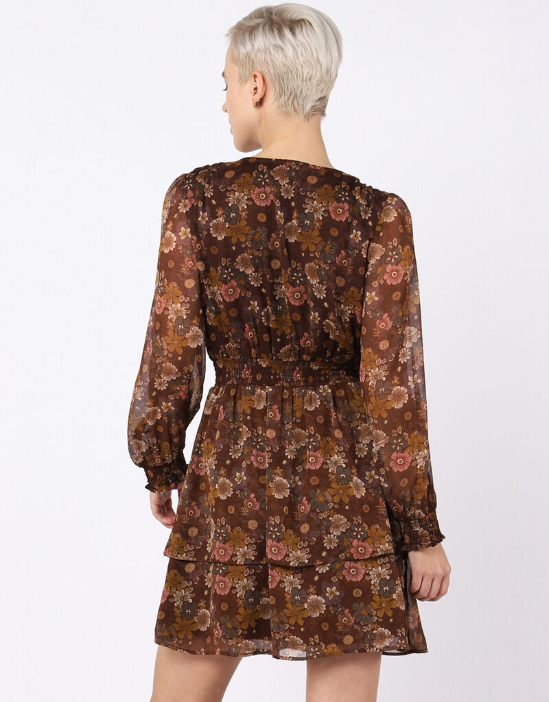 Dex Tiered Smocked Waist Dress