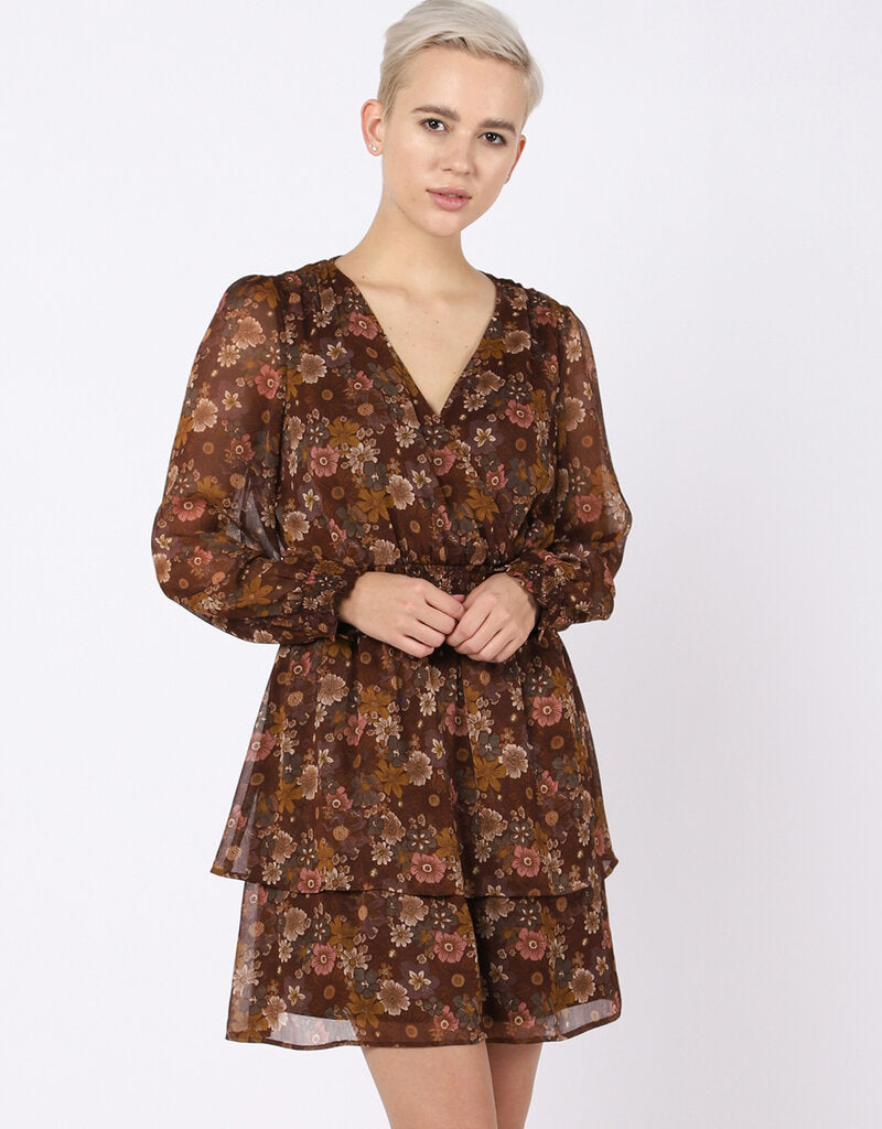 Dex Tiered Smocked Waist Dress
