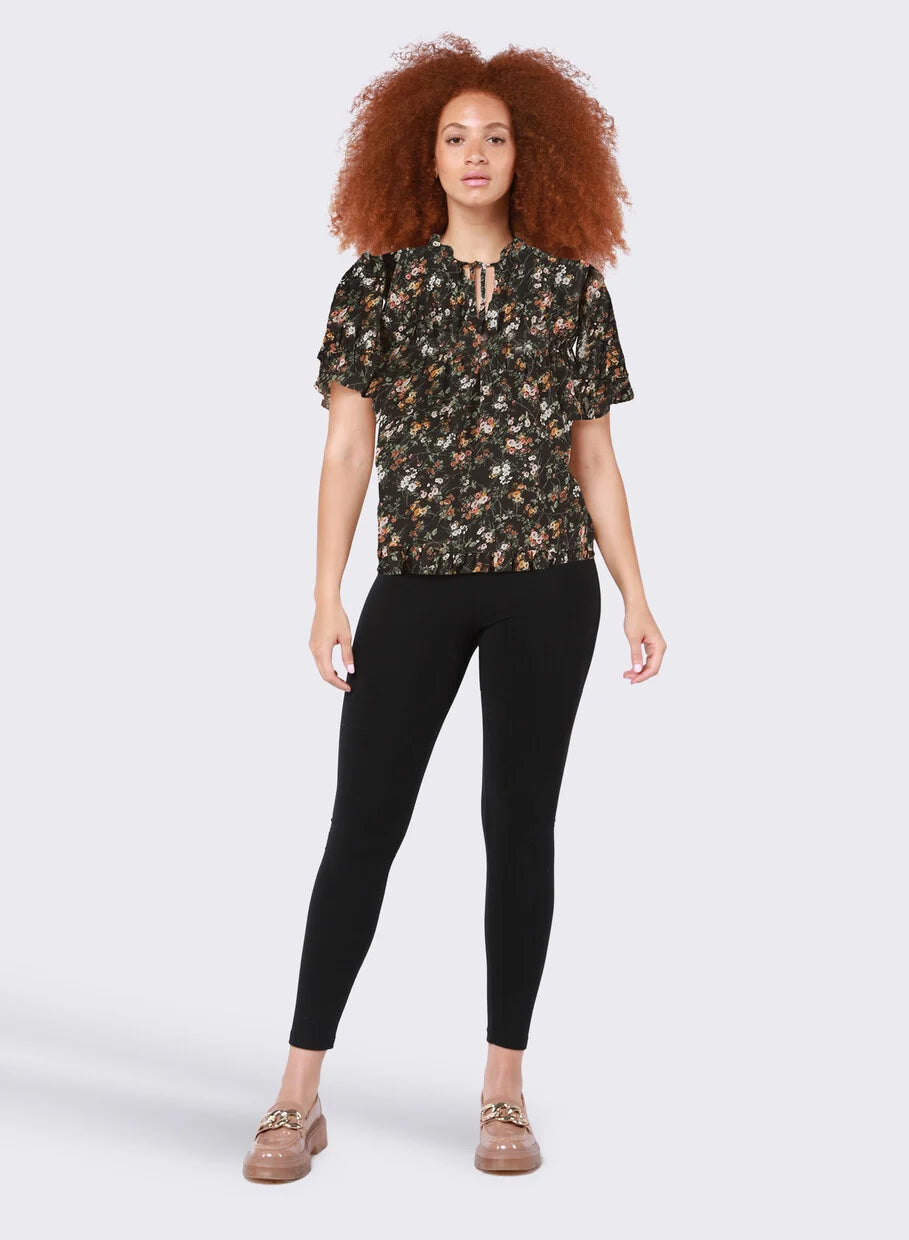 Dex Flutter Sleeve Blouse