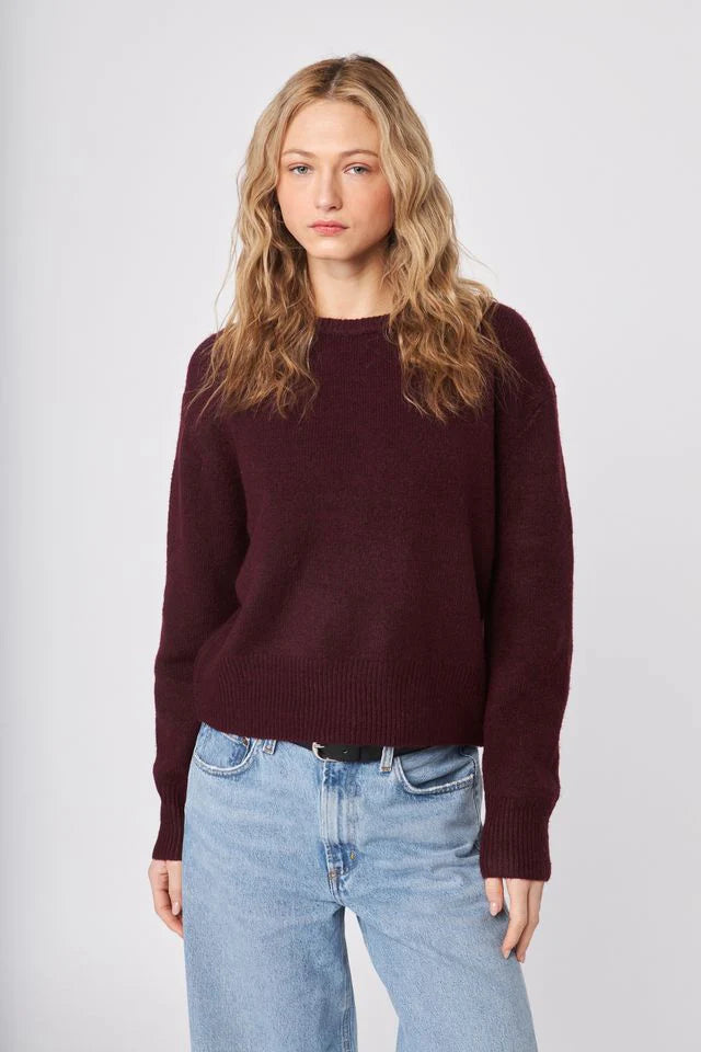 John + Jenn Merlot Wilfred Sweater