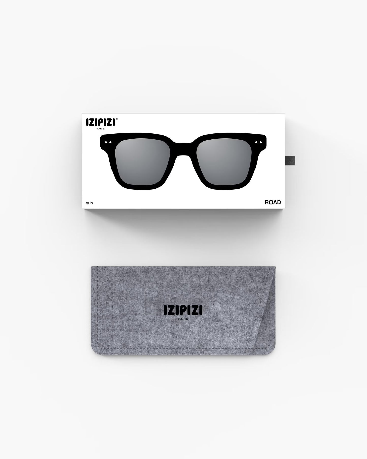 IZIPIZI #ROAD Black Sunglasses