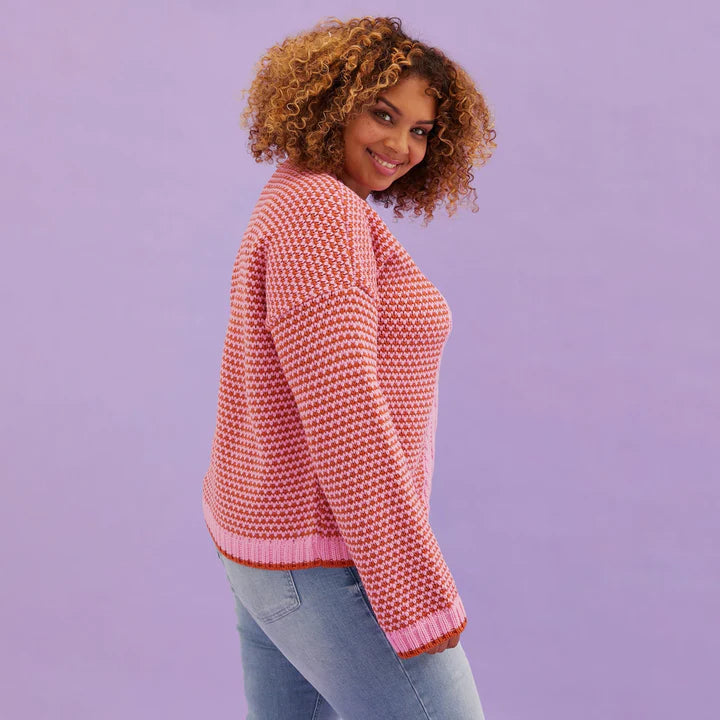 Cara & The Sky Frankie Cable Sweater