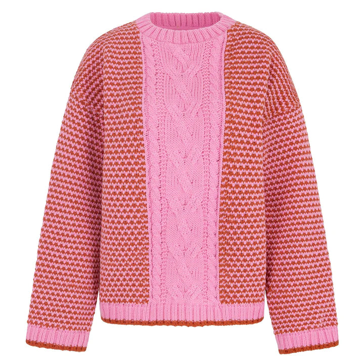Cara & The Sky Frankie Cable Sweater