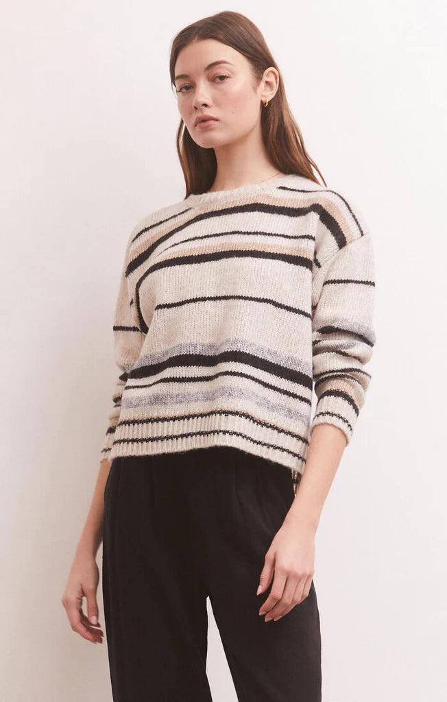 Z Supply Middlefield Stripe Sweater