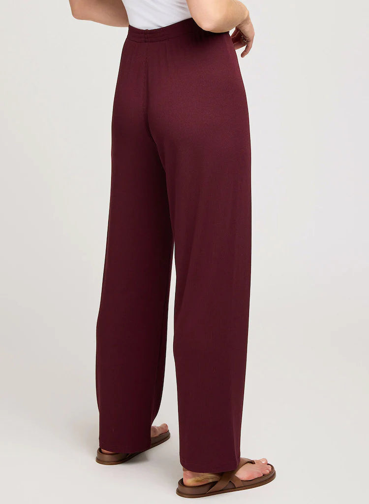 Gentle Fawn Merlot Greer Ribbed Pant