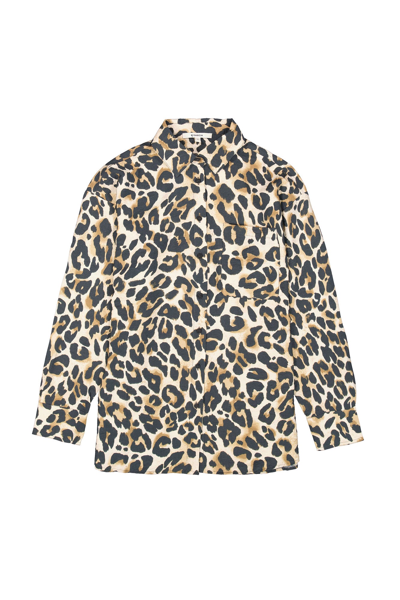 Garcia Leopard Print Blouse
