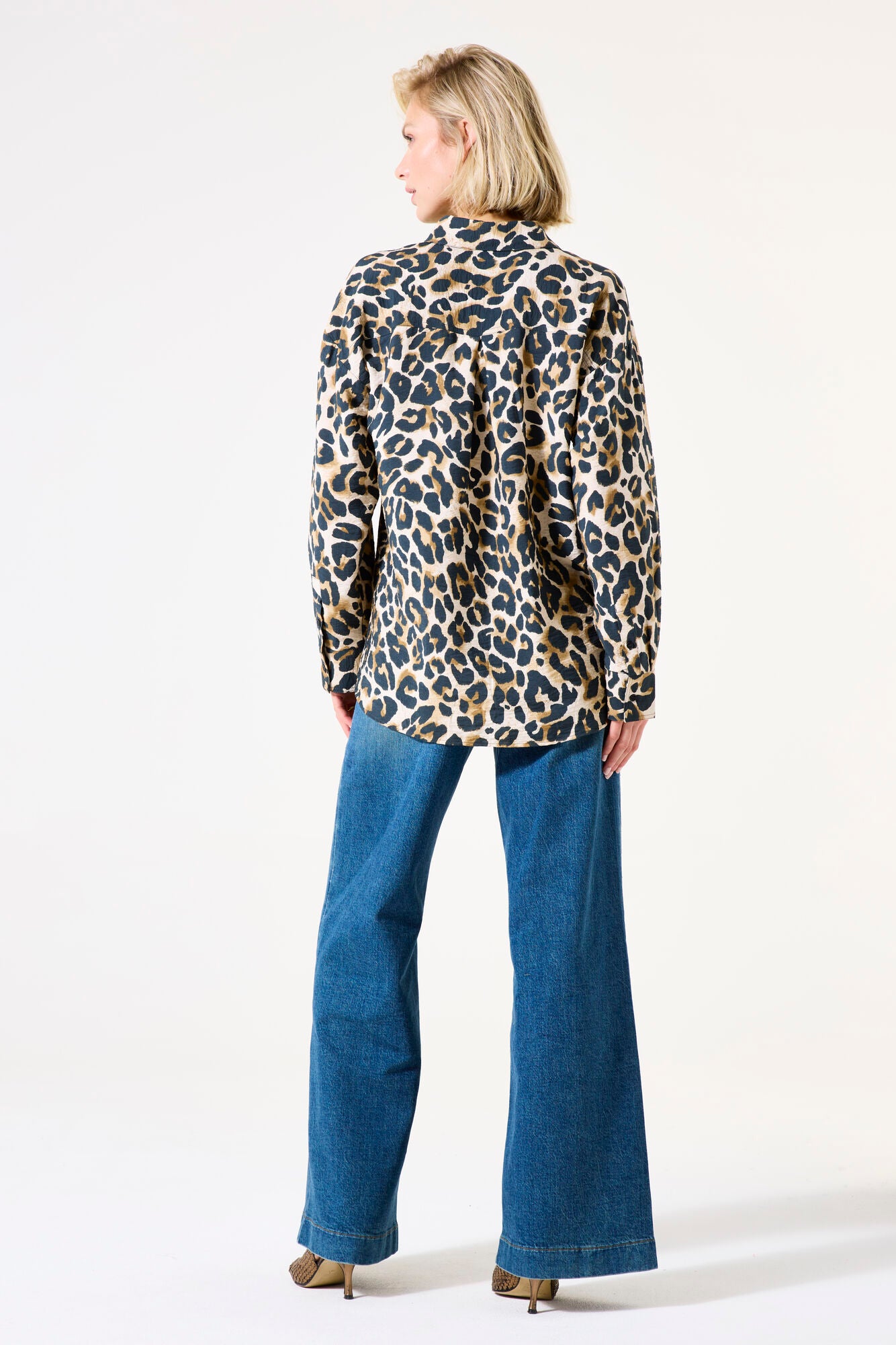 Garcia Leopard Print Blouse
