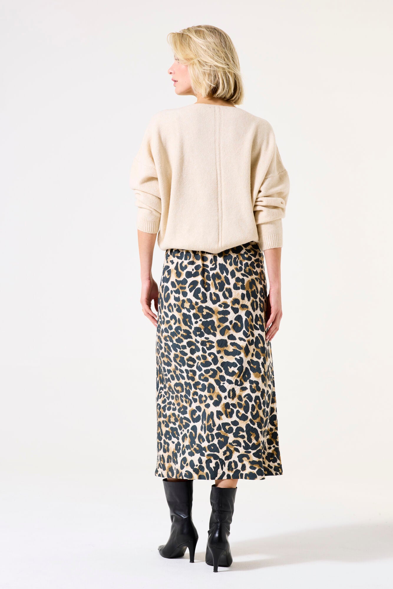 Garcia Leopard Print Skirt