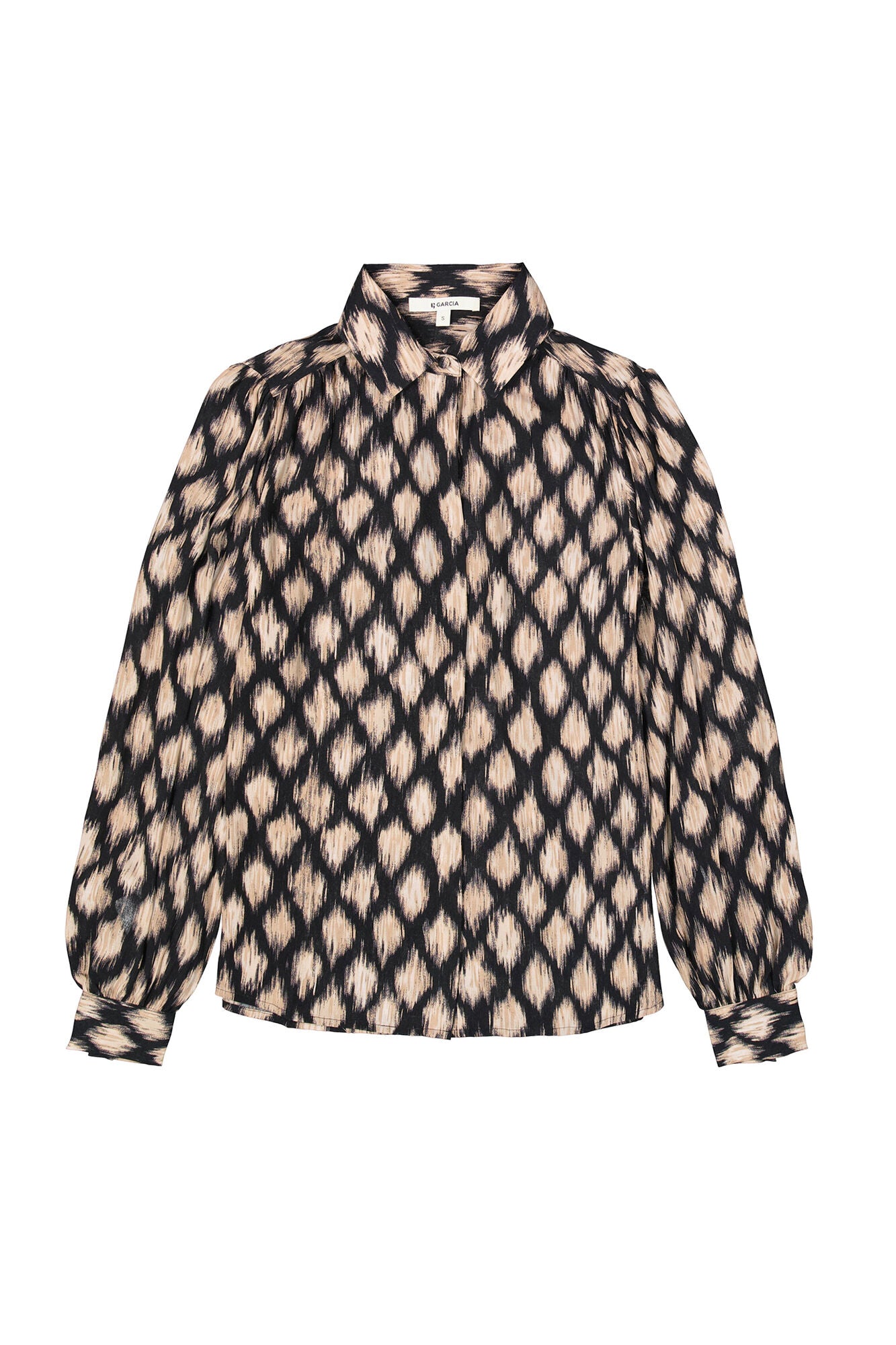 Garcia Black Printed Blouse
