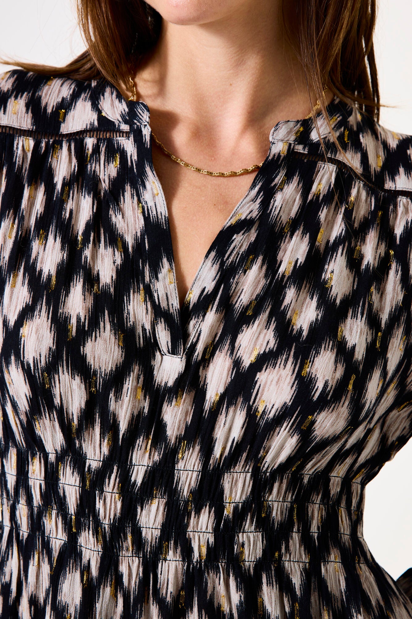 Garcia Black Printed Dress