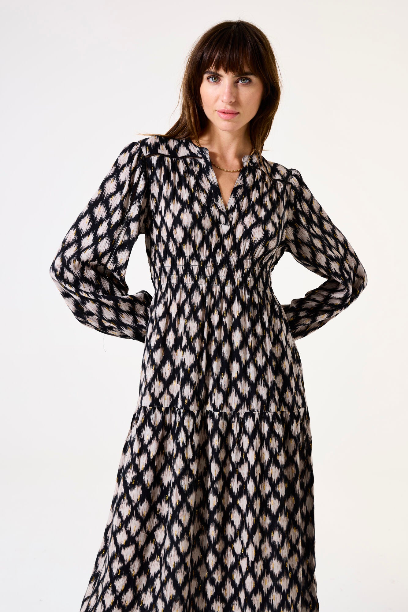 Garcia Black Printed Dress