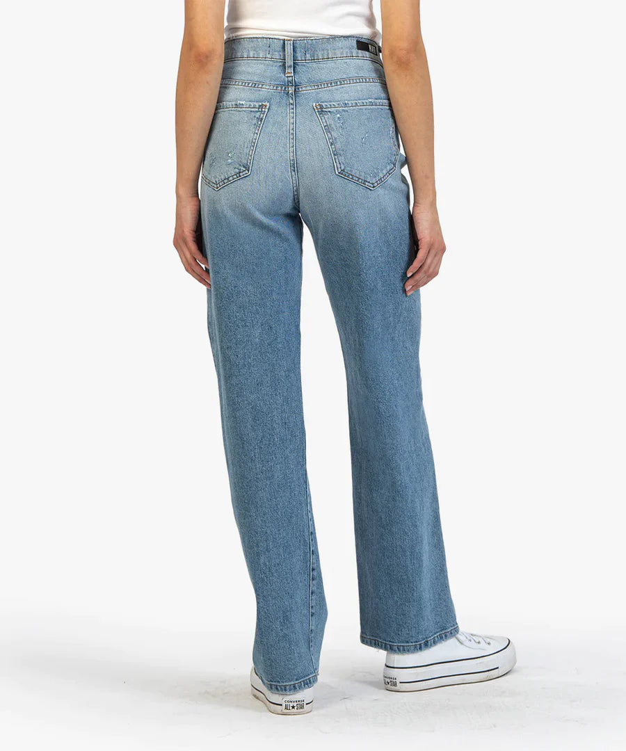 Kut from the Kloth Sienna High Rise Wide Leg Coach Jeans