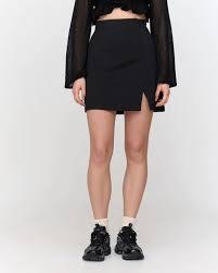 24COLOURS Black Skirt 70820A