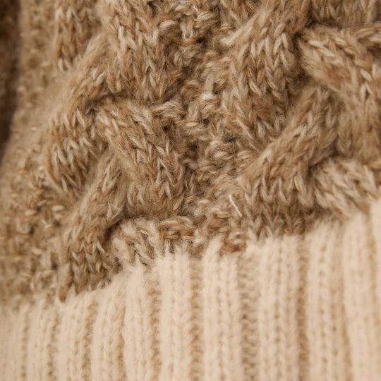 Cara & the Sky Beige Jennie Sweater
