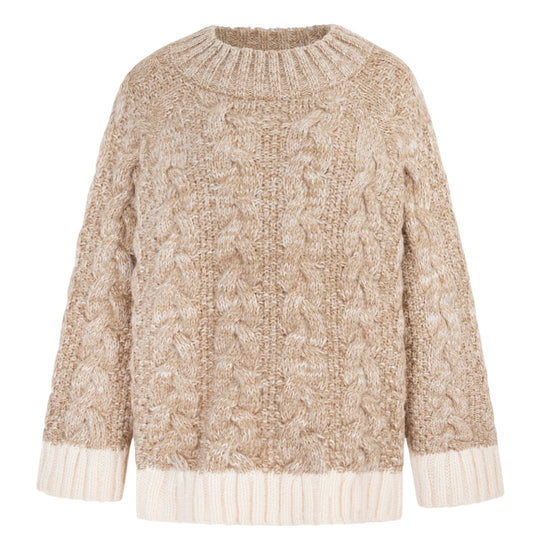Cara & the Sky Beige Jennie Sweater