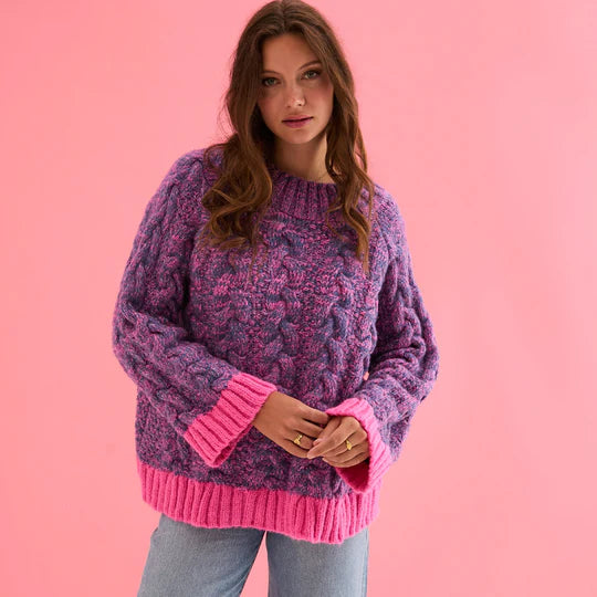Cara & the Sky Denim Jennie Sweater