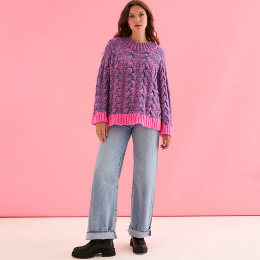Cara & the Sky Denim Jennie Sweater
