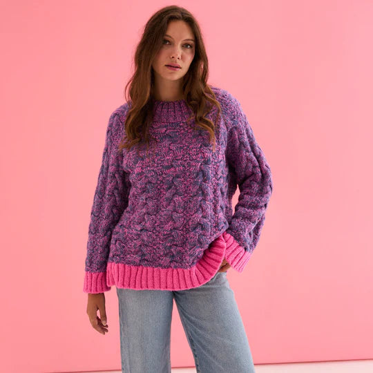 Cara & the Sky Denim Jennie Sweater