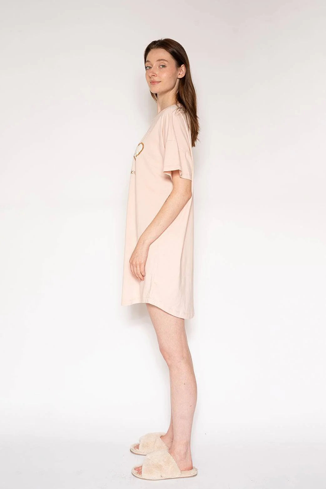 LatteLove Co. Eat More Cookies T-Shirt Dress