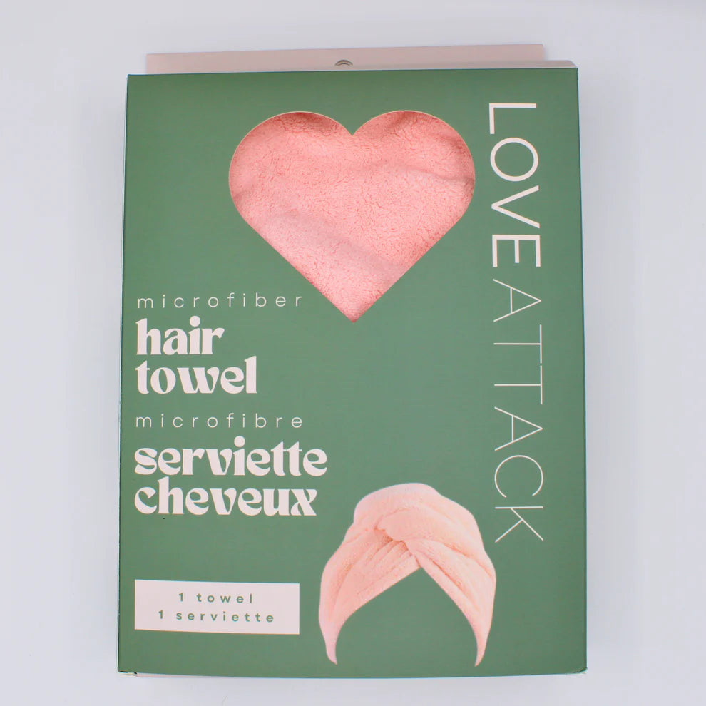 Love Attack Quick Dry Microfiber Hair Turban Towels
