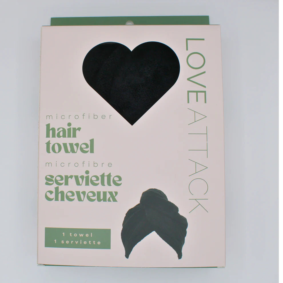 Love Attack Quick Dry Microfiber Hair Turban Towels
